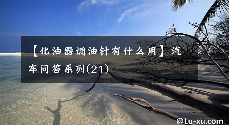 【化油器调油针有什么用】汽车问答系列(21)