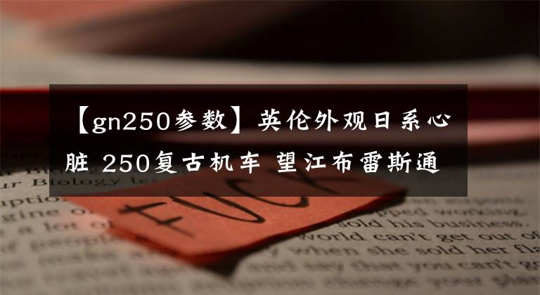 【gn250参数】英伦外观日系心脏 250复古机车 望江布雷斯通C1测评