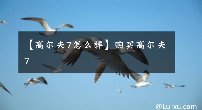 【高尔夫7怎么样】购买高尔夫7