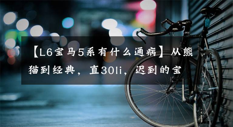 【L6宝马5系有什么通病】从熊猫到经典,直30li,迟到的宝马5系的日常使用和感受(上图)