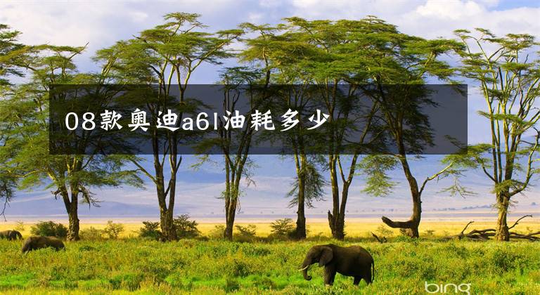 08款奥迪a6l油耗多少