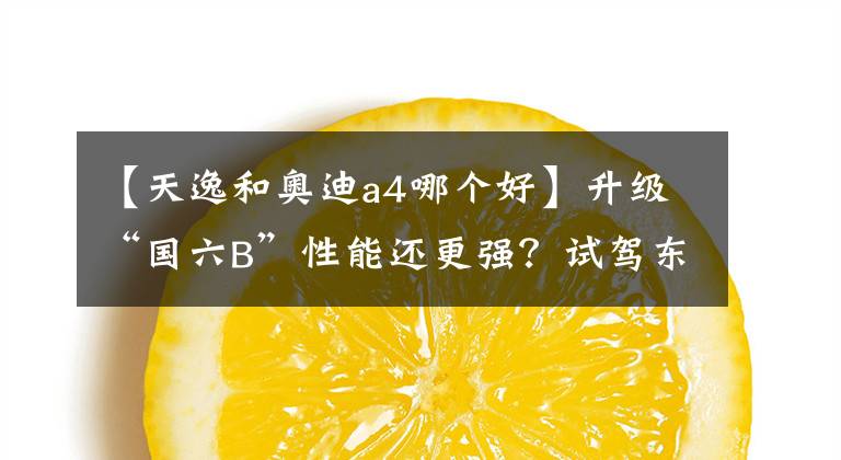 【天逸和奥迪a4哪个好】升级“国六B”性能还更强？试驾东风雪铁龙天逸 C5 AIRCROSS