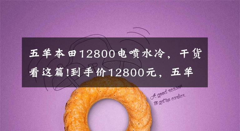 五羊本田12800电喷水冷,干货看这篇!到手价12800元,五羊-本田“电喷幻影”是你的菜吗?