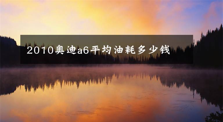 2010奥迪a6平均油耗多少钱