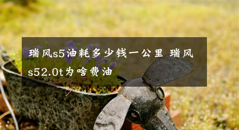 瑞风s5油耗多少钱一公里 瑞风s52.0t为啥费油