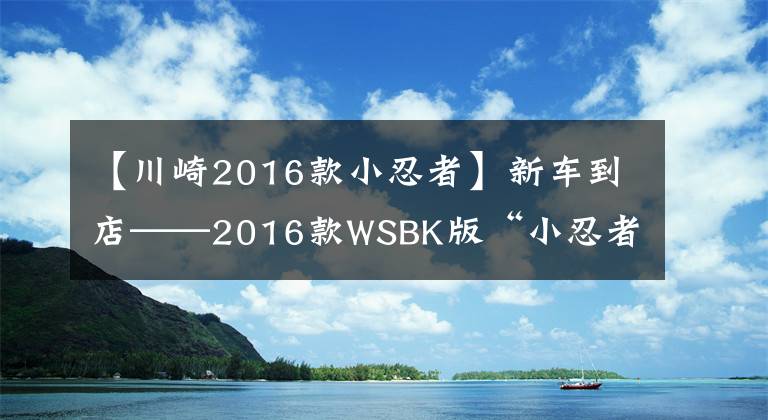 【川崎2016款小忍者】新车到店——2016款WSBK版“小忍者”来啦,酷不酷自己看