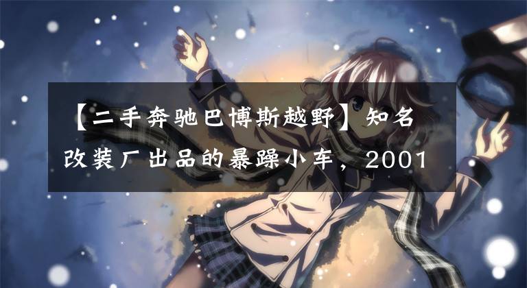 【二手奔驰巴博斯越野】知名改装厂出品的暴躁小车,2001年奔驰A160巴博斯