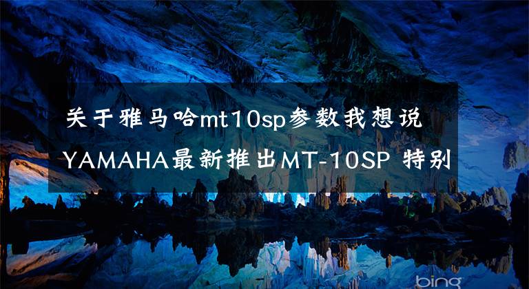 关于雅马哈mt10sp参数我想说YAMAHA最新推出MT-10SP 特别版