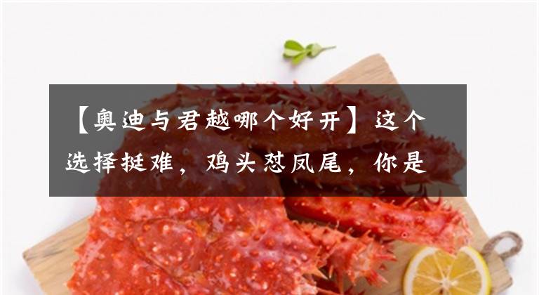 【奥迪与君越哪个好开】这个选择挺难，鸡头怼凤尾，你是要别克君越，还是奥迪A4L？