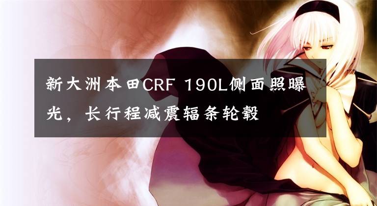 新大洲本田CRF 190L侧面照曝光,长行程减震辐条轮毂