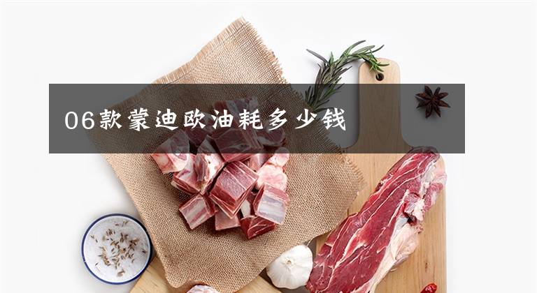 06款蒙迪欧油耗多少钱