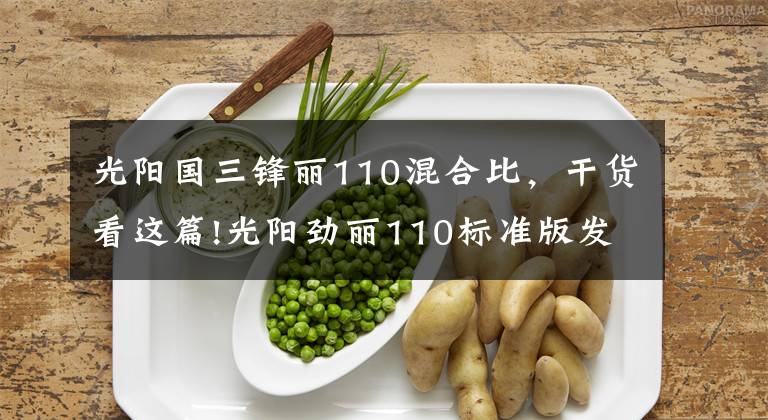 光阳国三锋丽110混合比,干货看这篇!光阳劲丽110标准版发售,5980元!