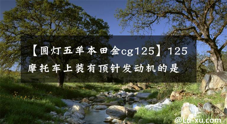 【圆灯五羊本田金cg125】125摩托车上装有顶针发动机的是什么?你喜欢哪个?