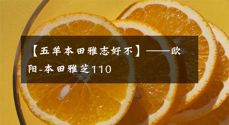 【五羊本田雅志好不】——欧阳-本田雅芝110
