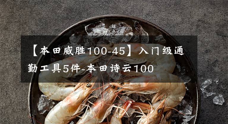 【本田威胜100-45】入门级通勤工具5件-本田诗云100