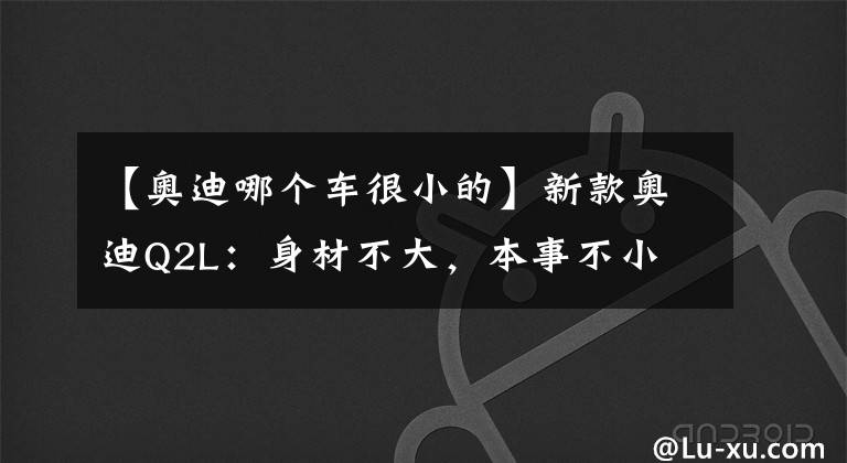 【奥迪哪个车很小的】新款奥迪Q2L：身材不大，本事不小
