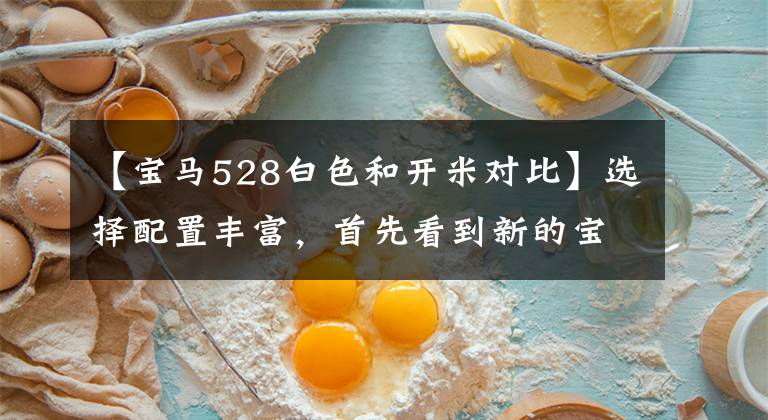 【宝马528白色和开米对比】选择配置丰富,首先看到新的宝马5系列部分配置