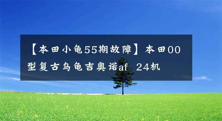 【本田小龟55期故障】本田00型复古乌龟吉奥诺af  24机