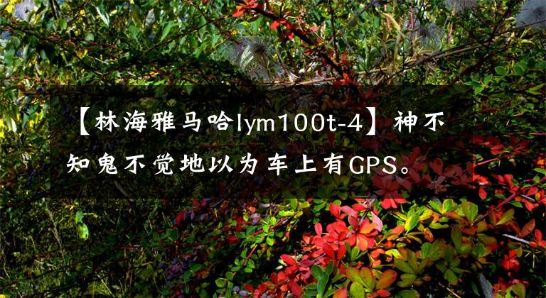 【林海雅马哈lym100t-4】神不知鬼不觉地以为车上有GPS。