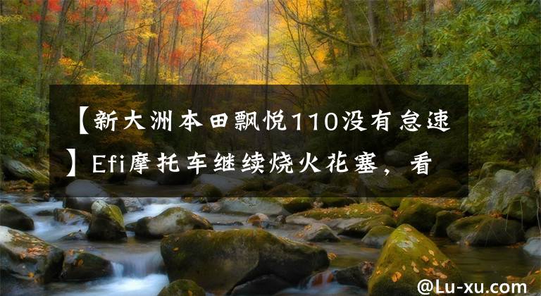 【新大洲本田飘悦110没有怠速】Efi摩托车继续烧火花塞,看我怎么用手段骗过中控电脑解决问题!