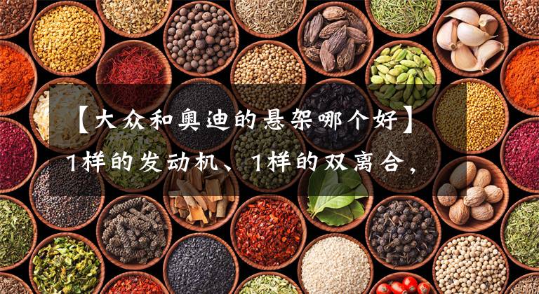 【大众和奥迪的悬架哪个好】1样的发动机、1样的双离合,奥迪是不是豪华版大众?