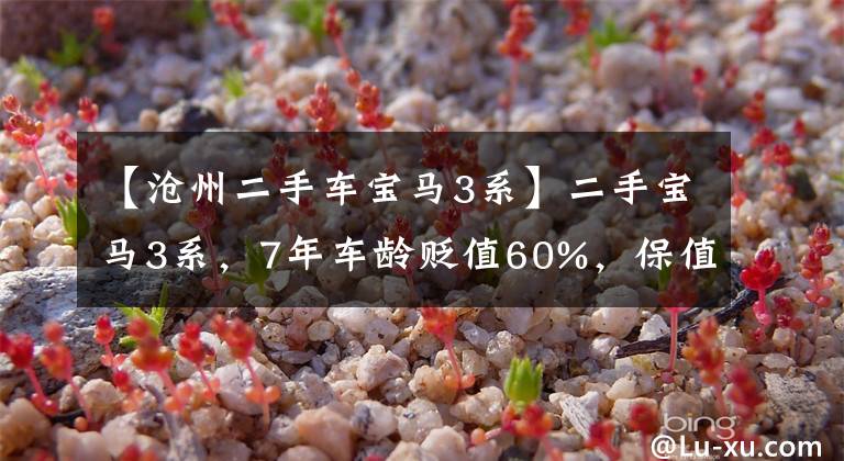 【沧州二手车宝马3系】二手宝马3系,7年车龄贬值60%,保值率一般,车主亏损。