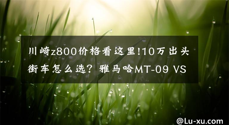 川崎z800价格看这里!10万出头街车怎么选?雅马哈MT-09 VS 川崎新款Z900