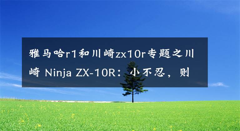 雅马哈r1和川崎zx10r专题之川崎 Ninja ZX-10R：小不忍，则升大忍！车主谈体会