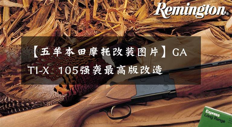 【五羊本田摩托改装图片】GATI-X 105强袭最高版改造