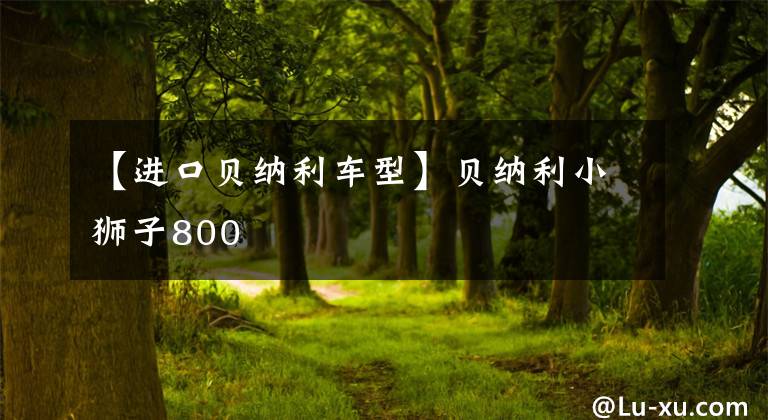 【进口贝纳利车型】贝纳利小狮子800