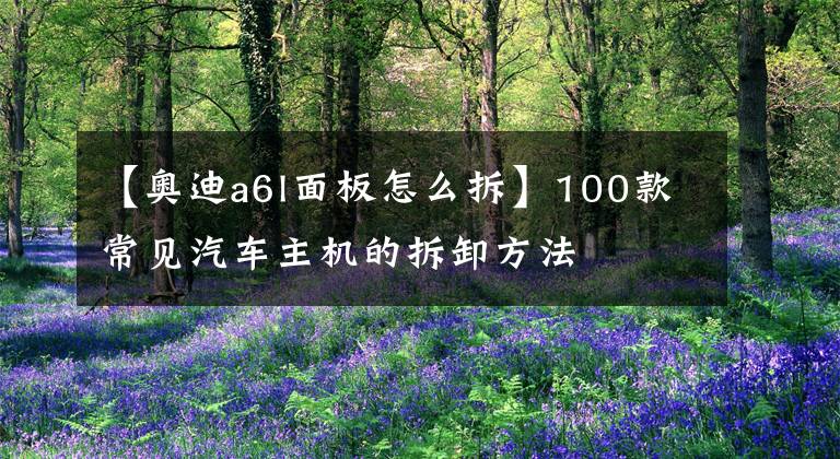 【奥迪a6l面板怎么拆】100款常见汽车主机的拆卸方法