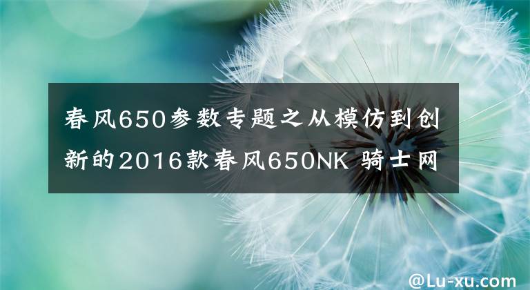 春风650参数专题之从模仿到创新的2016款春风650NK 骑士网测评