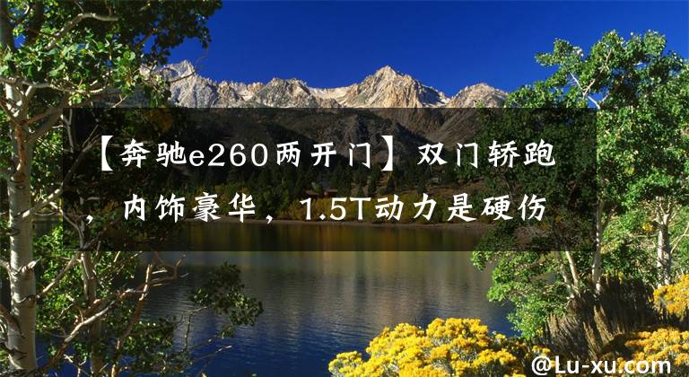 【奔驰e260两开门】双门轿跑,内饰豪华,1.5T动力是硬伤,实拍进口奔驰E级