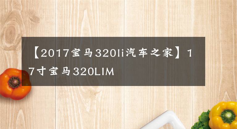 【2017宝马320li汽车之家】17寸宝马320LIM