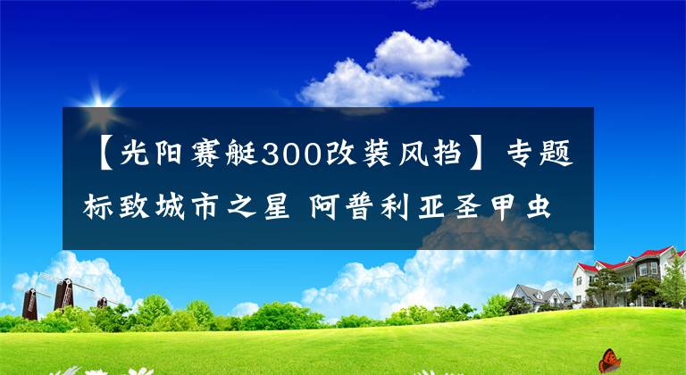 【光阳赛艇300改装风挡】专题标致城市之星 阿普利亚圣甲虫 光阳赛艇300（上）