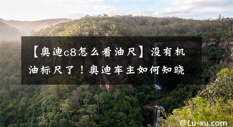 【奥迪c8怎么看油尺】没有机油标尺了!奥迪车主如何知晓机油是否还正常