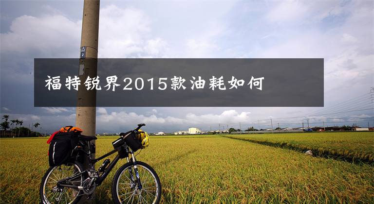 福特锐界2015款油耗如何