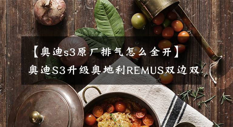 【奥迪s3原厂排气怎么全开】奥迪S3升级奥地利REMUS双边双出中尾段阀门排气