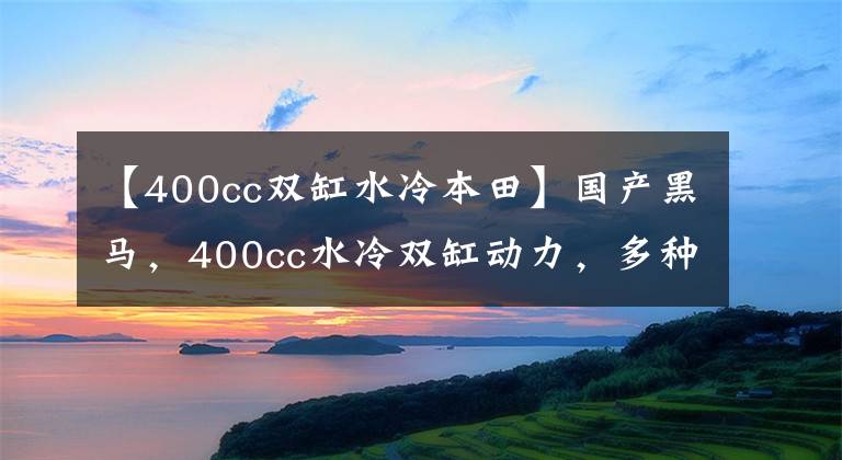 【400cc双缸水冷本田】国产黑马,400cc水冷双缸动力,多种安全技术配置,售价2.48瓦,请参考。