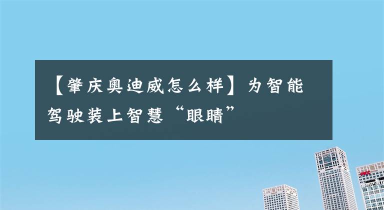 【肇庆奥迪威怎么样】为智能驾驶装上智慧“眼睛”