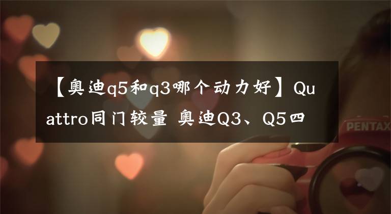 【奥迪q5和q3哪个动力好】Quattro同门较量 奥迪Q3、Q5四驱测试