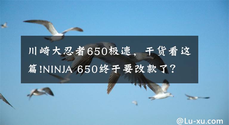 川崎大忍者650极速,干货看这篇!NINJA 650终于要改款了?外观效果图曝光,有望很快更新迭代