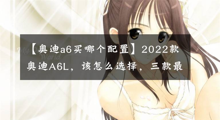 【奥迪a6买哪个配置】2022款奥迪A6L，该怎么选择，三款最值入手车型