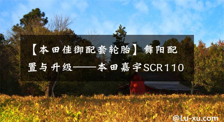【本田佳御配套轮胎】舞阳配置与升级——本田嘉宇SCR110实拍