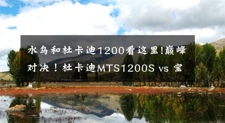 水鸟和杜卡迪1200看这里!巅峰对决！杜卡迪MTS1200S vs 宝马R1200GS