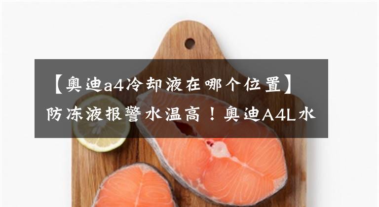 【奥迪a4冷却液在哪个位置】防冻液报警水温高！奥迪A4L水泵漏液换新作业