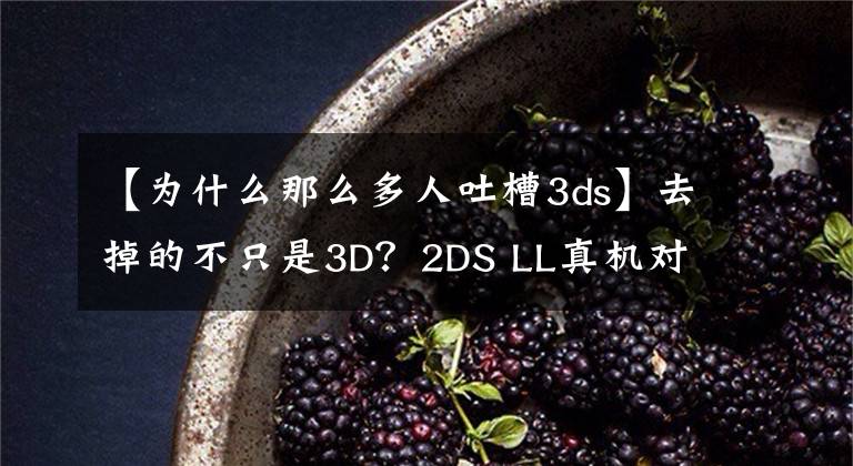 【为什么那么多人吐槽3ds】去掉的不只是3D？2DS LL真机对比3DS 液晶屏略糟糕