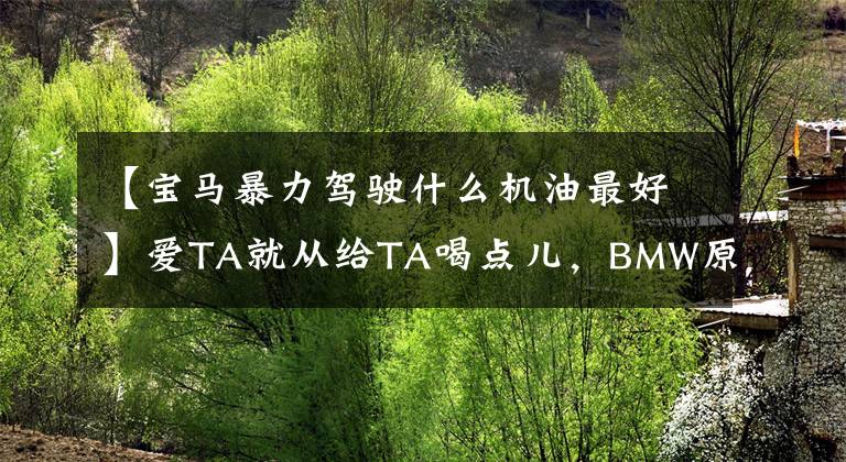 【宝马暴力驾驶什么机油最好】爱TA就从给TA喝点儿，BMW原厂高端机油吧