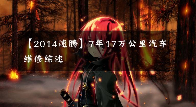 【2014速腾】7年17万公里汽车维修综述