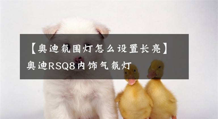 【奥迪氛围灯怎么设置长亮】奥迪RSQ8内饰气氛灯